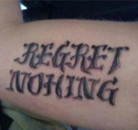 regret-nohing