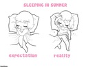sleeping-in-summer