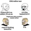gnu-editor-war