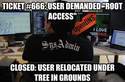 user-demanded-root-access