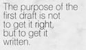 the-purpose-of-the-first-draft