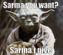 sarma-you-want