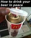 how to drink your beer in peace