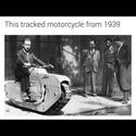 tracked motorcycle 1939