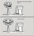 troll face front view