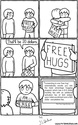 free hugs with conditions