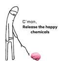 release the happy chemicals
