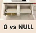 0 vs NULL