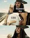 backend dev vs CSS