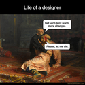 life of a designer