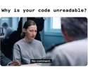 why is your code unreadable