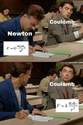 Newton vs Coulomb