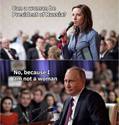 can a woman be a president of russia