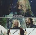 draw swords together