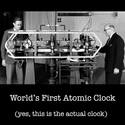 first atomic clock