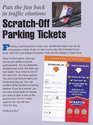 scratch-off parking tickets