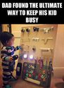 the ultimate way to keep the kid busy