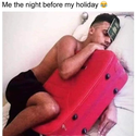 the night before the holiday
