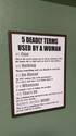 5 deadly terms used by a woman