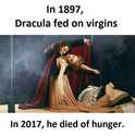 dracula fed on virgins