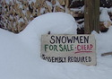 cheap snowmen