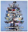 laundry day on a pirate ship