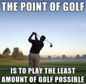the point of golf