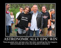 astronomically epic win