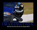 bike demotivator imagination