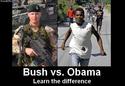 bush obama