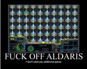 fuck off aldaris