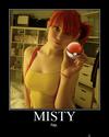 misty