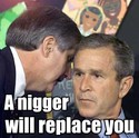 a nigger will replace you