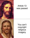article 13 religious imagery copyright