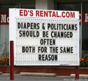 diapers and politicians