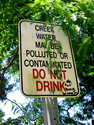 don not drink creek water