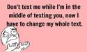 dont text me