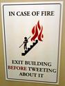 fire and tweeting