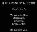 how to vent on facebook