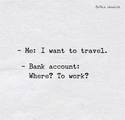 i want to travel