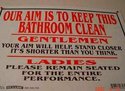 keep the bathroom clean