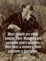 most people are other people