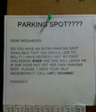 parking spot