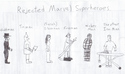 rejected superheroes