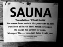 sauna