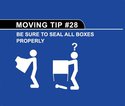 seal all boxes properly