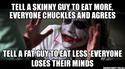 skinny vs fat injustice