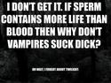 sperm vs blood