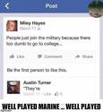 well played marine