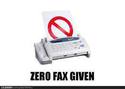 zero fax given